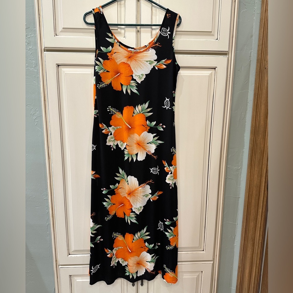 Floral Black Maxi Dress